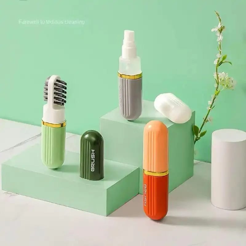 3-in-1 Multi-Functional Shoe Brush with Sprayer